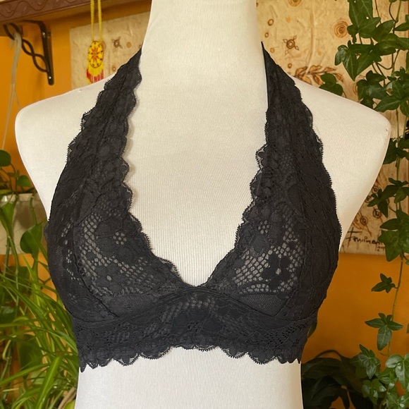 Free People Intimately Lace Halter Bralette - XS - Picture 4 of 5